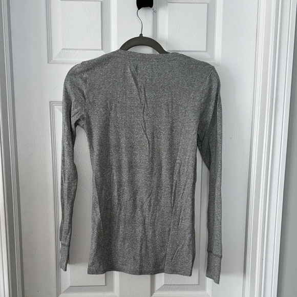 PINK Victoria's Secret Gray Long Sleeve Tee - Picture 5 of 5